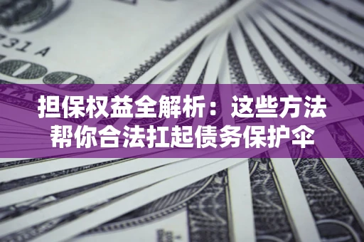 武汉担保权益全解析：这些方法帮你合法扛起债务保护伞