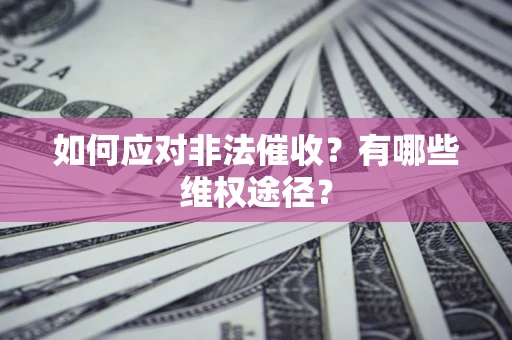 武汉如何应对非法催收？有哪些维权途径？