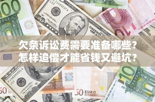 武汉欠条诉讼费需要准备哪些？怎样追偿才能省钱又避坑？
