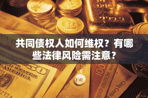 武汉共同债权人如何维权？有哪些法律风险需注意？