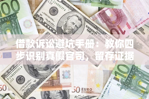 武汉借款诉讼避坑手册：教你四步识别真假官司，留存证据不踩雷