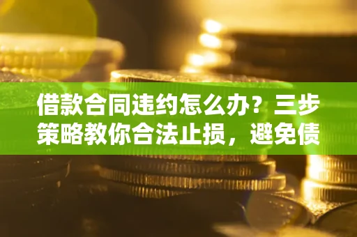 武汉借款合同违约怎么办？三步策略教你合法止损，避免债务危机升级