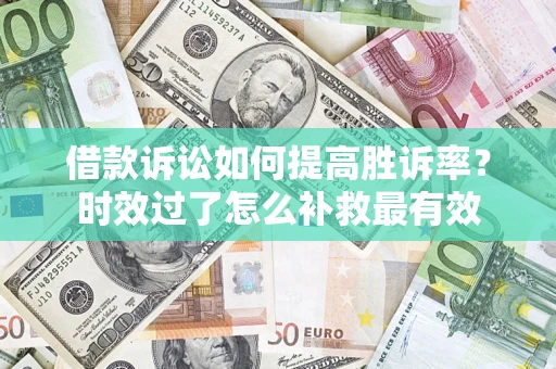 武汉借款诉讼如何提高胜诉率？时效过了怎么补救最有效